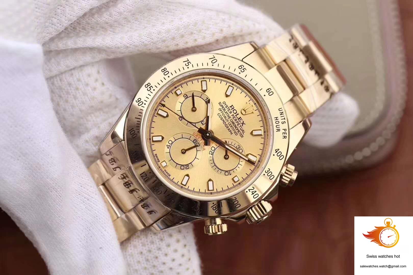 Rolex Daytona Cosmograph 116503 JH Factory Gold Dial 3 Rolex Daytona Cosmograph 116503 JH Factory Gold Dial 3