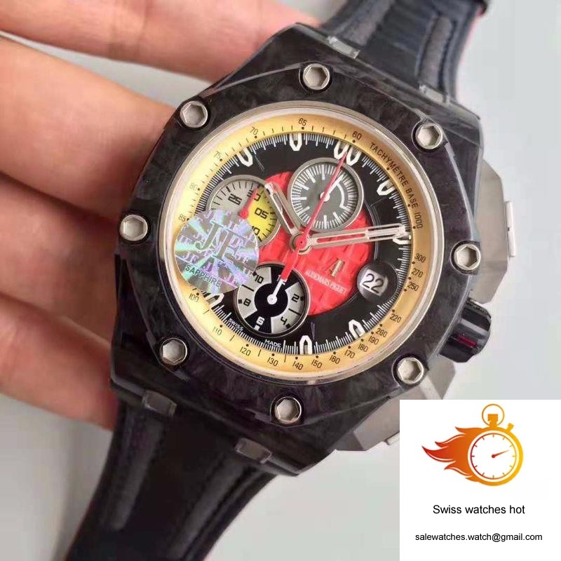 Audemars Piguet Royal Oak Offshore Grand Prix 26290IO.OO.A001VE.01 JF Factory V3 Red Dial 3 Audemars Piguet Royal Oak Offshore Grand Prix 26290IO.OO.A001VE.01 JF Factory V3 Red Dial 3