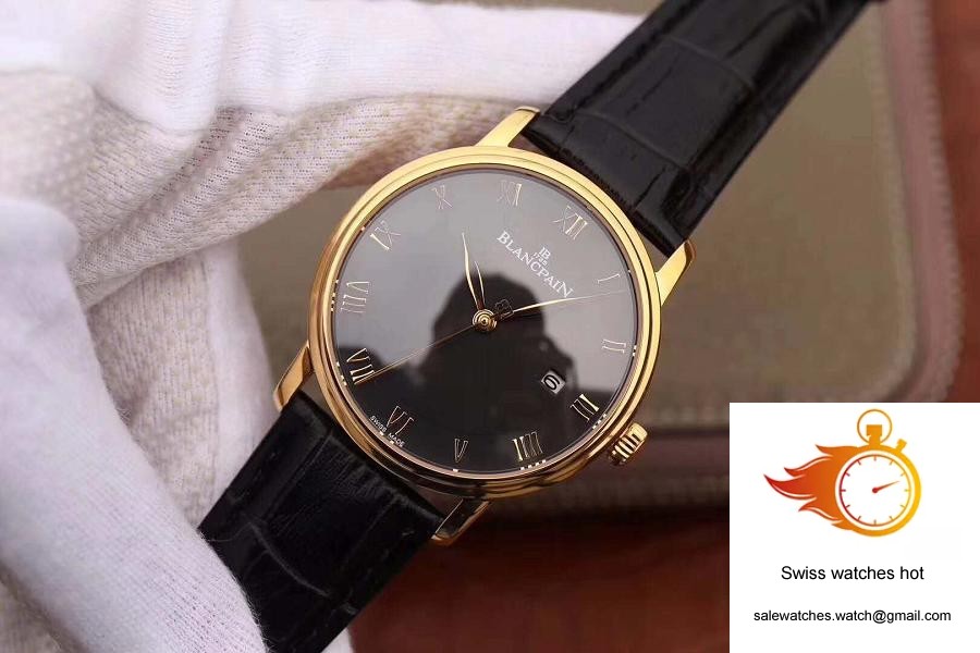 Blancpain Villeret Ultraplate 6651-1127-55B ZF Factory Black Dial 3 Blancpain Villeret Ultraplate 6651-1127-55B ZF Factory Black Dial 3