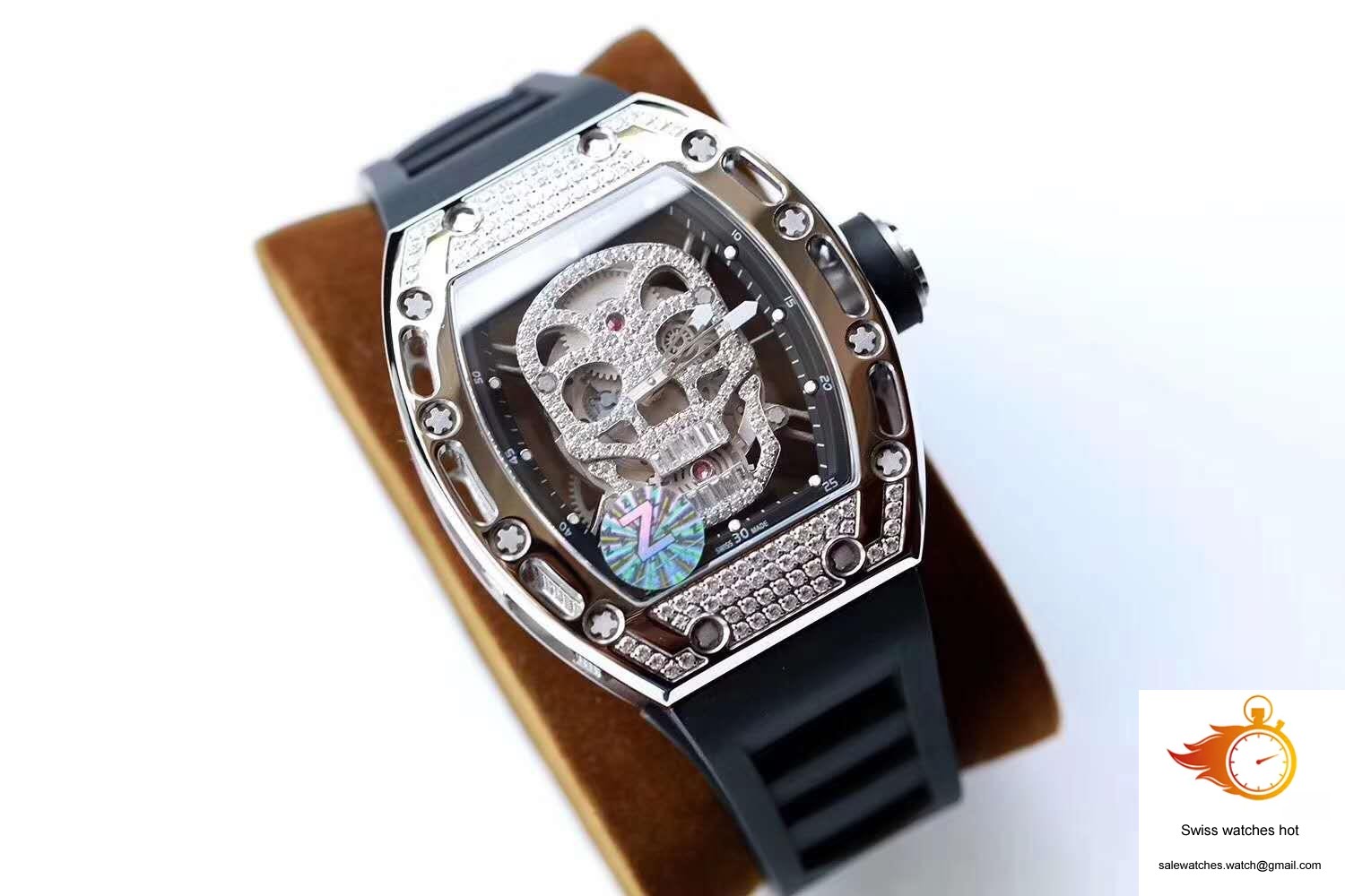 Richard Mille RM052 Titanium Z Factory Diamond Skull Dial 3 Richard Mille RM052 Titanium Z Factory Diamond Skull Dial 3