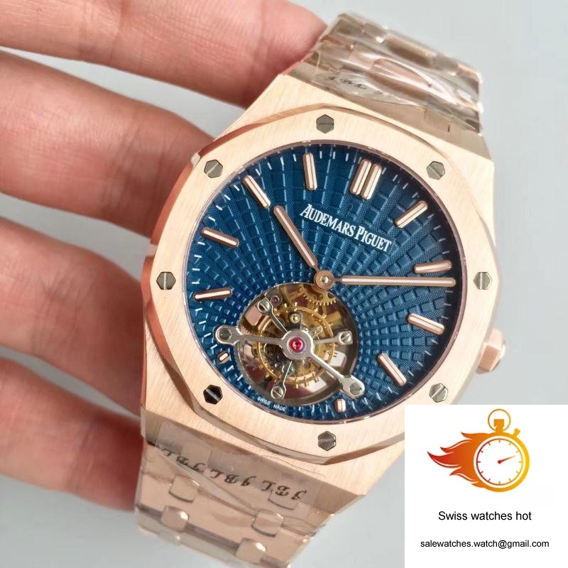 Audemars Piguet Royal Oak Tourbillon Extra Thin 26522 R8 Factory Blue Dial 3 Audemars Piguet Royal Oak Tourbillon Extra Thin 26522 R8 Factory Blue Dial 3