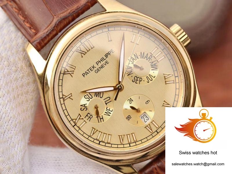 Patek Philippe Annual Calendar 5035J Gold Dial 3 Patek Philippe Annual Calendar 5035J Gold Dial 3