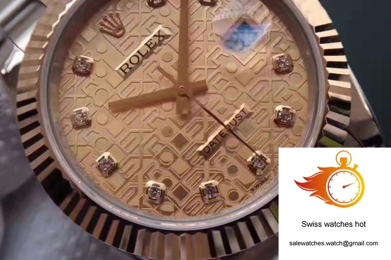Rolex Datejust II 126333 41MM Diamond-studded Rose Gold Texture Dial 3 Rolex Datejust II 126333 41MM Diamond-studded Rose Gold Texture Dial 3