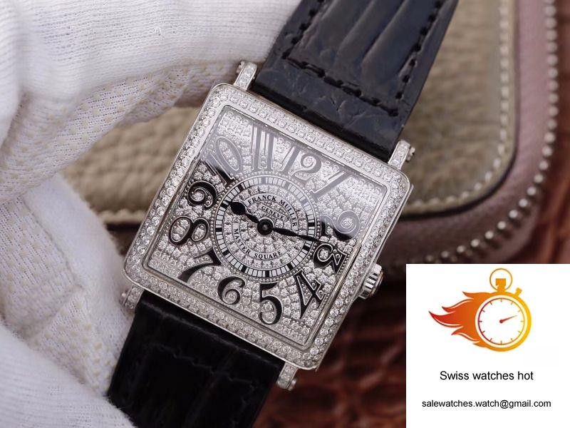 Franck Muller Master Square Ladies 6002 M QZ D Diamond Dial GF Factory 3 Franck Muller Master Square Ladies 6002 M QZ D Diamond Dial GF Factory 3