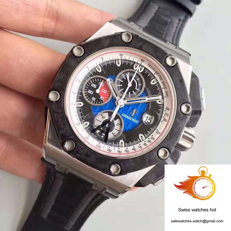 Audemars Piguet Royal Oak Offshore Grand Prix 26290PO.OO.A001VE.01 JF Factory V3 Blue Dial 3 Audemars Piguet Royal Oak Offshore Grand Prix 26290PO.OO.A001VE.01 JF Factory V3 Blue Dial 3