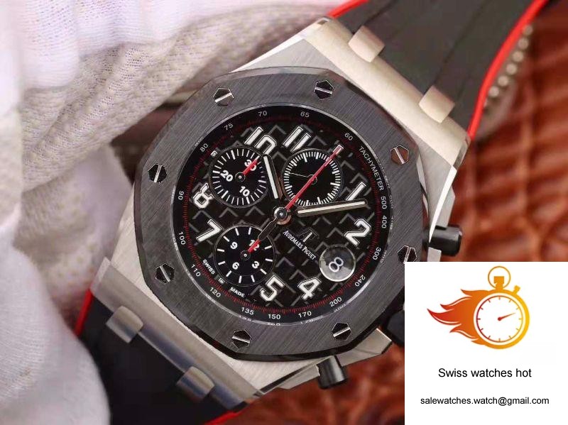 Audemars Piguet Royal Oak Offshore Chronograph Edition Dark Knight 26470 JF Factory V2 Black Dial 3 Audemars Piguet Royal Oak Offshore Chronograph Edition Dark Knight 26470 JF Factory V2 Black Dial 3