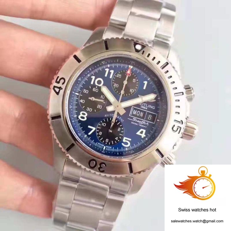 Breitling Superocean Chronograph Steelfish A13341C3/C893 GF Factory Blue Dial 3 Breitling Superocean Chronograph Steelfish A13341C3/C893 GF Factory Blue Dial 3