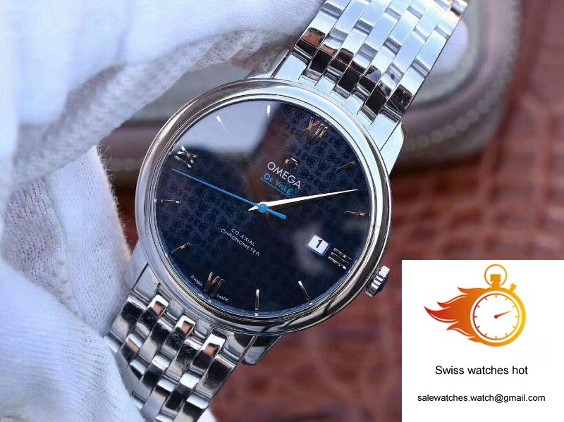 Omega De Ville Prestige 424.10.40.20.03.003 Blue Dial 3 Omega De Ville Prestige 424.10.40.20.03.003 Blue Dial 3