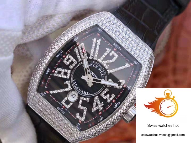 Franck Muller Vanguard V45.SC.DT.D.NBR.CD.5N.NR Black Dial 3 Franck Muller Vanguard V45.SC.DT.D.NBR.CD.5N.NR Black Dial 3