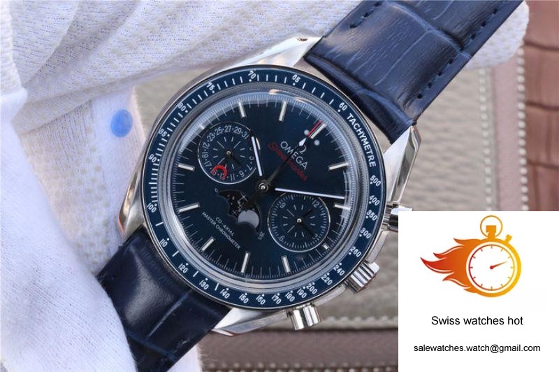 Omega Speedmaster 44.25MM 304.33.44.52.03.001 BF Factory Blue Dial 3 Omega Speedmaster 44.25MM 304.33.44.52.03.001 BF Factory Blue Dial 3