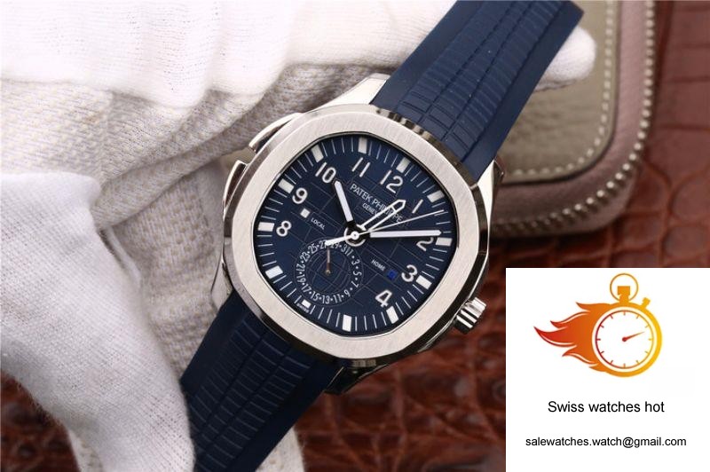 Patek Philippe Aquanaut Dual Time 5164A-001 MP Factory Blue Dial 3 Patek Philippe Aquanaut Dual Time 5164A-001 MP Factory Blue Dial 3