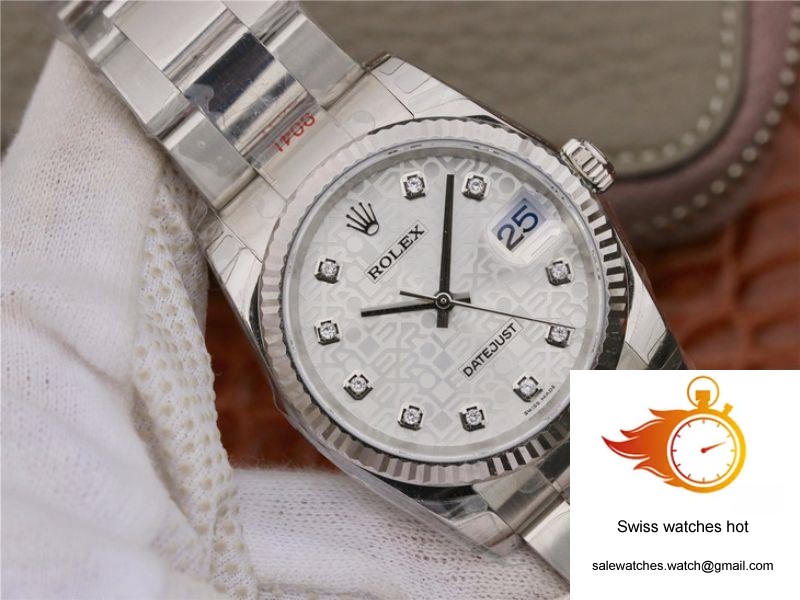 Rolex Datejust 116234 36MM AR Factory Diamond-printed Dial 3 Rolex Datejust 116234 36MM AR Factory Diamond-printed Dial 3