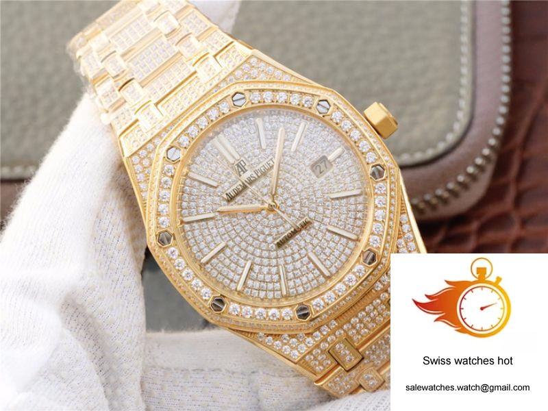 Audemars Piguet Royal Oak 15400.OR01 Diamonds Dial 3 Audemars Piguet Royal Oak 15400.OR01 Diamonds Dial 3