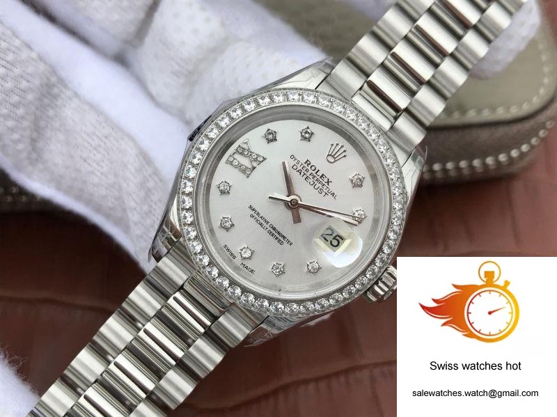 Rolex Lady Datejust 279136RBR 28mm Silver Dial 3 Rolex Lady Datejust 279136RBR 28mm Silver Dial 3