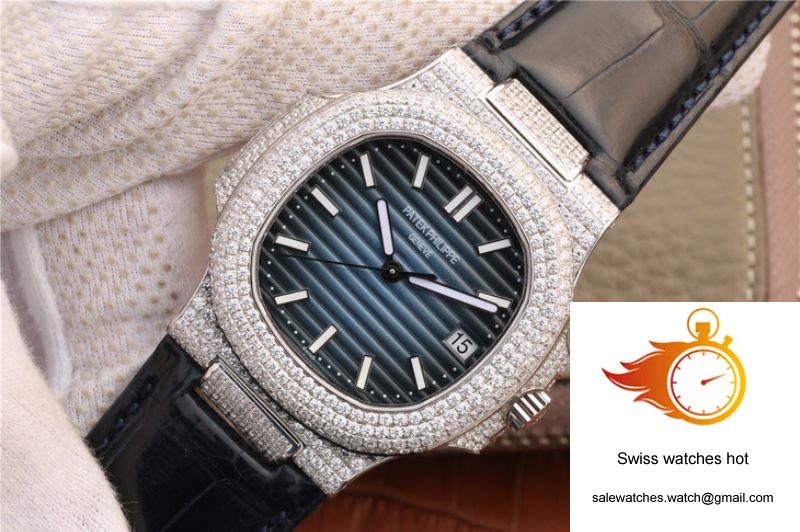Patek Philippe Nautilus Jumbo 5719/1G-001 KM Factory Blue Dial 3 Patek Philippe Nautilus Jumbo 5719/1G-001 KM Factory Blue Dial 3
