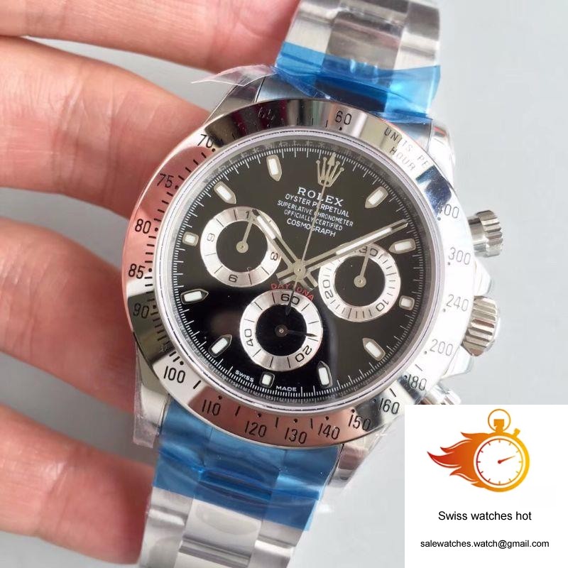 Rolex Daytona Cosmograph 116520 Noob Factory Black Dial 3 Rolex Daytona Cosmograph 116520 Noob Factory Black Dial 3