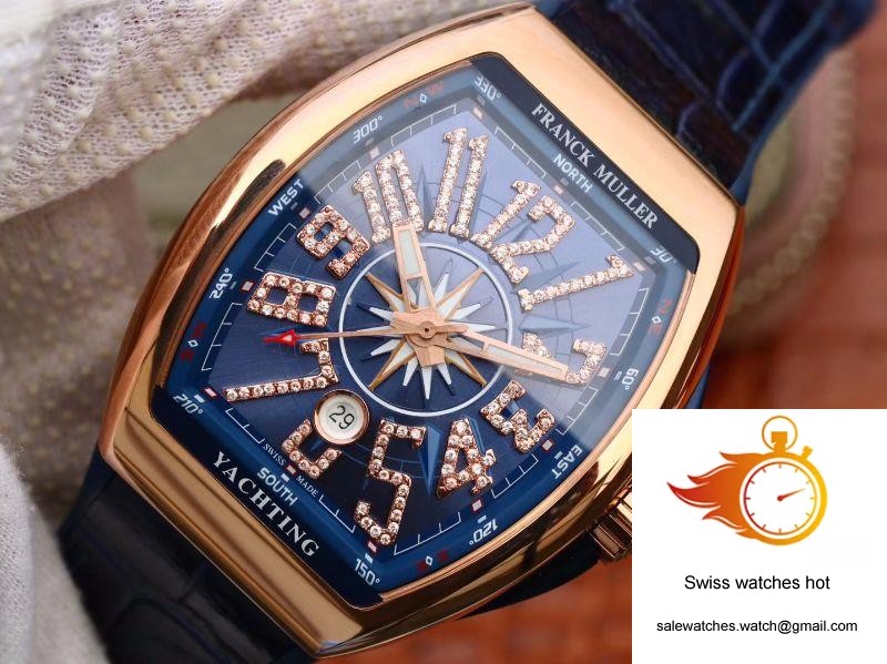 Franck Muller Vanguard V45 25th Anniversary Blue Dial 3 Franck Muller Vanguard V45 25th Anniversary Blue Dial 3