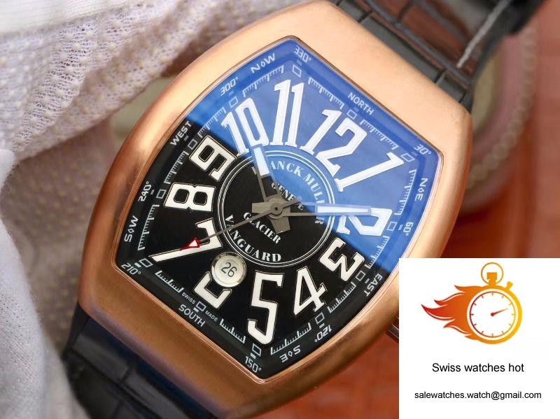Franck Muller Vanguard V45-02 18K Rose Gold Black Dial 3 Franck Muller Vanguard V45-02 18K Rose Gold Black Dial 3