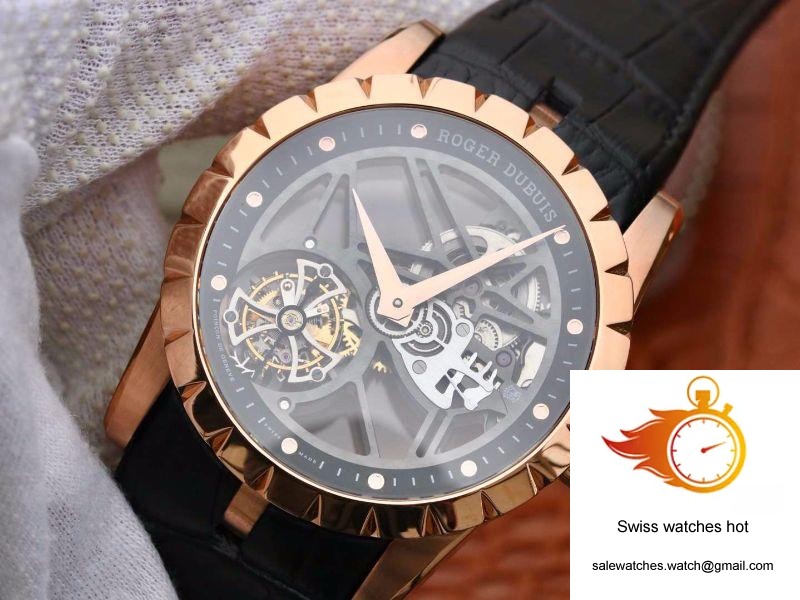Roger Dubuis Excalibur Skeleton Flying Tourbillon RDDBEX0392 Grey Skeleton Dial 3 Roger Dubuis Excalibur Skeleton Flying Tourbillon RDDBEX0392 Grey Skeleton Dial 3