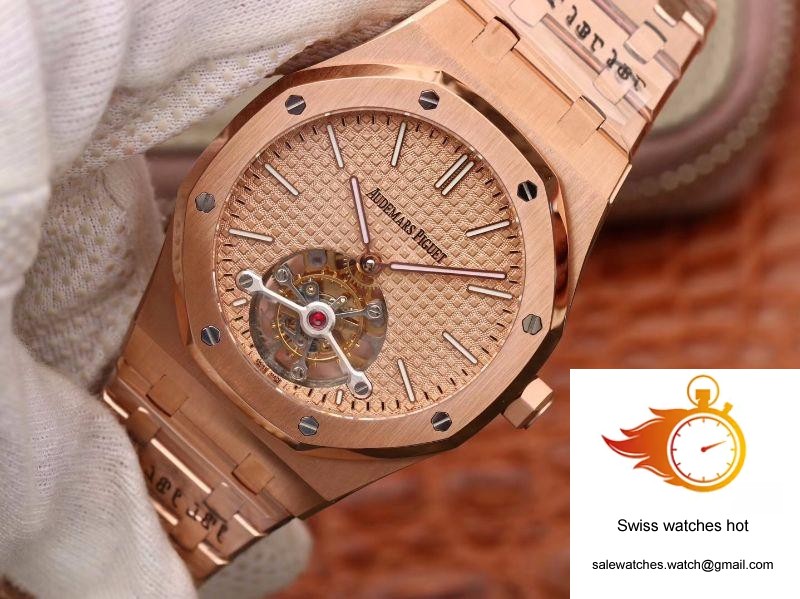 Audemars Piguet Royal Oak Tourbillon 26515OR.OO.1220OR.01 R8 Factory 18K Rosegold Dial 3 Audemars Piguet Royal Oak Tourbillon 26515OR.OO.1220OR.01 R8 Factory 18K Rosegold Dial 3