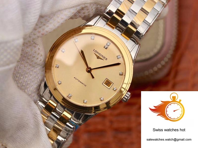 Longines Flagship L4.874.3.37.7 YC Factory Gold Dial 3 Longines Flagship L4.874.3.37.7 YC Factory Gold Dial 3