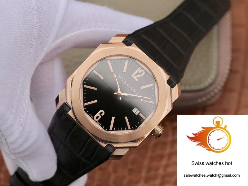 Bvlgari Octo Solotempo 102485 BG041BBSPGVD Black Dial 3 Bvlgari Octo Solotempo 102485 BG041BBSPGVD Black Dial 3