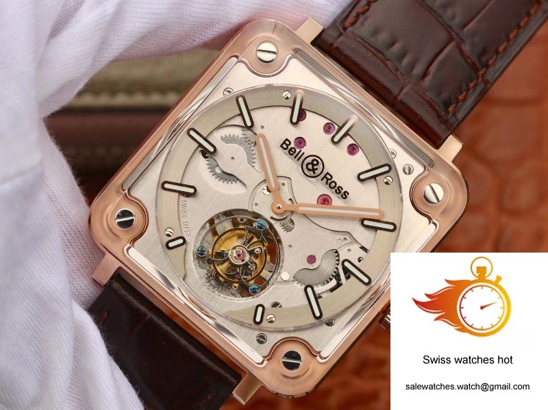 Bell & Ross BR-X2 Tourbillon 18K Rose Gold Stainless Steel Brushed Dial 3 Bell & Ross BR-X2 Tourbillon 18K Rose Gold Stainless Steel Brushed Dial 3