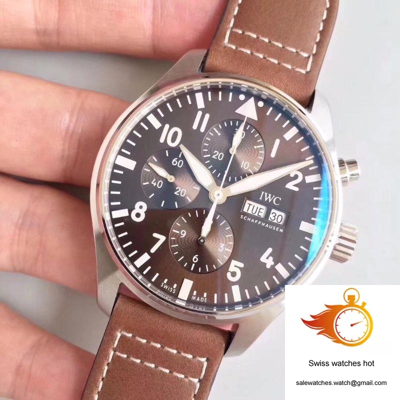 IWC Pilot Chronograph Edition Le Petit Prince IW377713 ZF Factory Chocolate Dial 3 IWC Pilot Chronograph Edition Le Petit Prince IW377713 ZF Factory Chocolate Dial 3