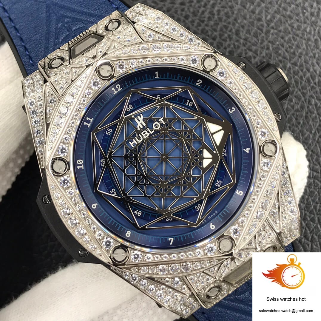 Hublot Big Bang WWF Factory Titanium Full Diamond Case 4 Hublot Big Bang WWF Factory Titanium Full Diamond Case 4