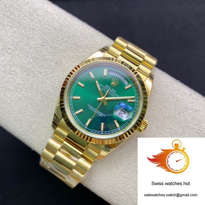 Rolex Day Date 118238 EW Factory Green Dial 4 Rolex Day Date 118238 EW Factory Green Dial 4