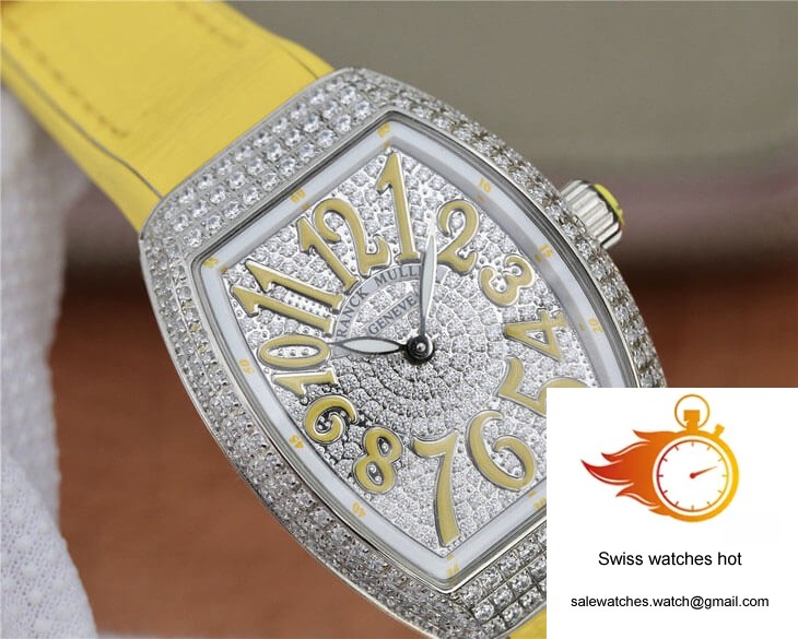 Franck Muller Vanguard Ladies ABF Factory Cowhide Strap 4 Franck Muller Vanguard Ladies ABF Factory Cowhide Strap 4