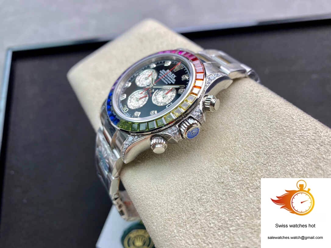 Rolex Daytona Cosmograph 116599 RBOW JH Factory Diamond-set Dial 4 Rolex Daytona Cosmograph 116599 RBOW JH Factory Diamond-set Dial 4