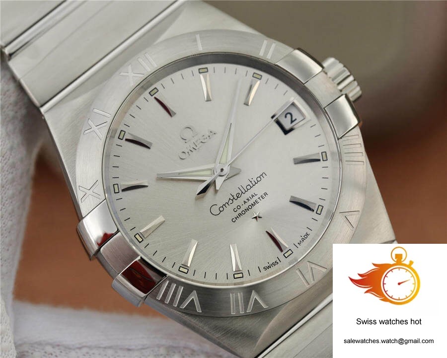Omega Constellation 123.10.38.21.02.001 VS Factory Silvery White Dial 4 Omega Constellation 123.10.38.21.02.001 VS Factory Silvery White Dial 4