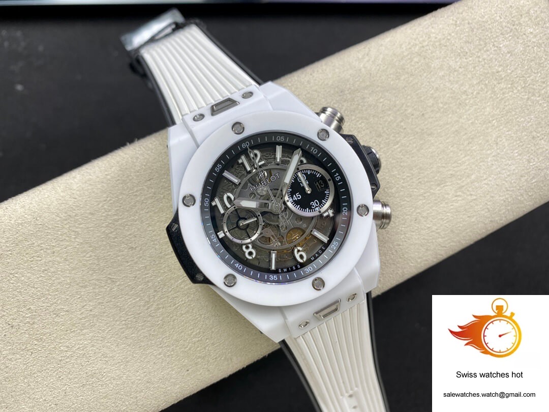 Hublot BIG BANG Unico 421.HX.1170.RX ZF Factory White Ceramic Case 4 Hublot BIG BANG Unico 421.HX.1170.RX ZF Factory White Ceramic Case 4