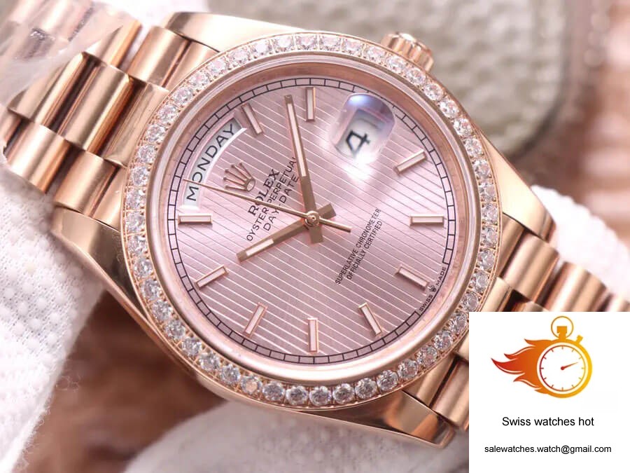 Rolex Day Date M228345RBR-0010 EW Factory Rose Gold 4 Rolex Day Date M228345RBR-0010 EW Factory Rose Gold 4