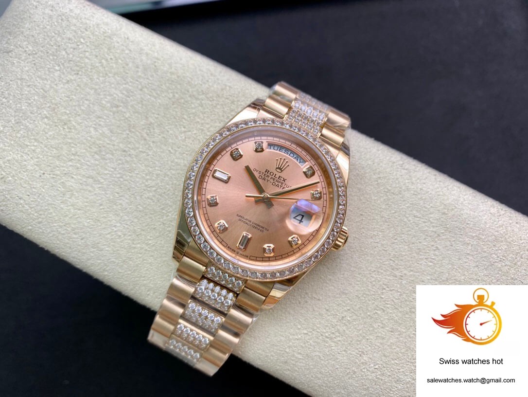 Rolex Day Date M128345RBR-0020 EW Factory Rose Gold 4 Rolex Day Date M128345RBR-0020 EW Factory Rose Gold 4