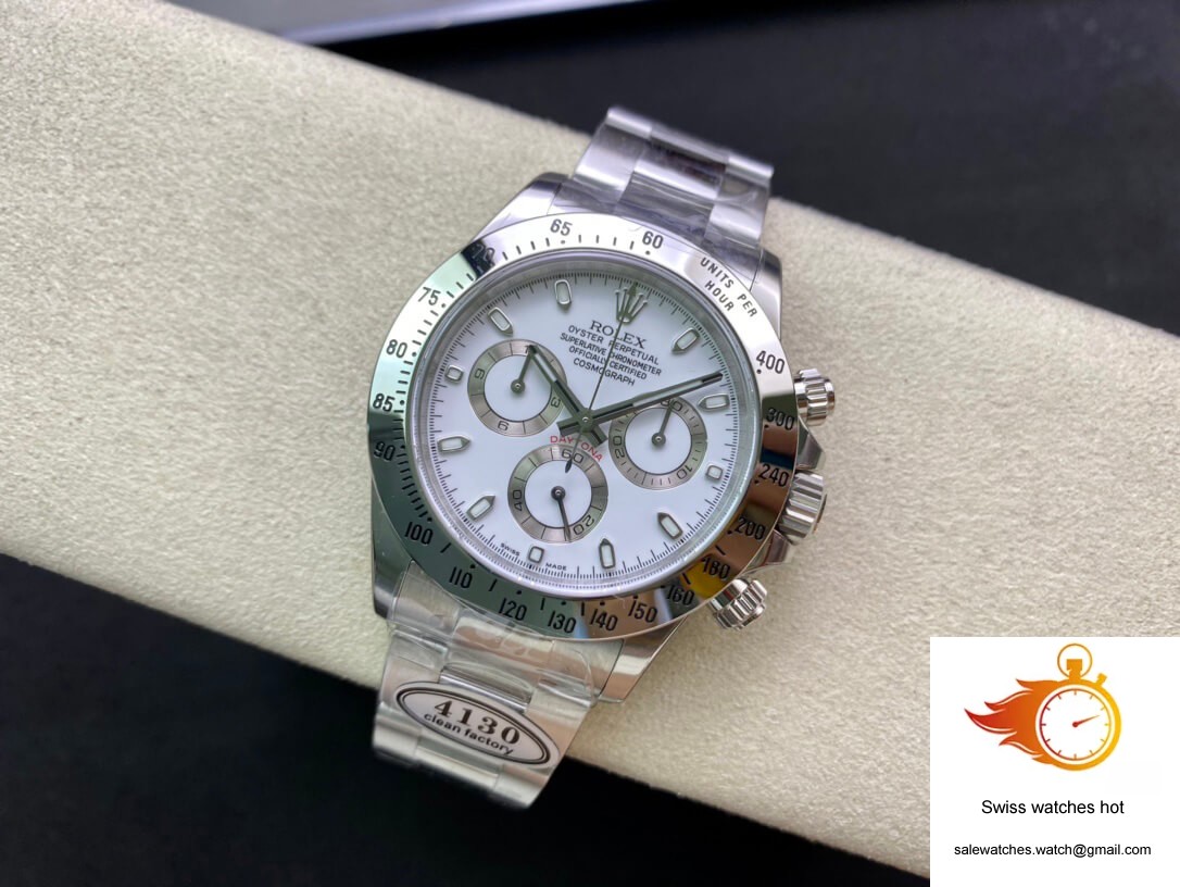 Rolex Cosmograph Daytona 116520LN Clean Factory White Dial 4 Rolex Cosmograph Daytona 116520LN Clean Factory White Dial 4