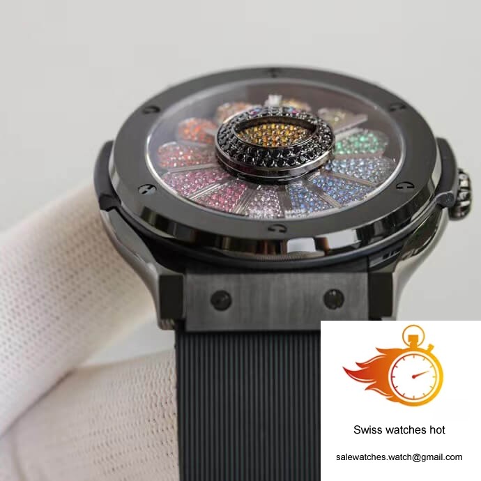Hublot Classic Fusion Takashi Murakami 507.CX.9000.RX.TAK21 Sunflower Ceramic Bezel 4 Hublot Classic Fusion Takashi Murakami 507.CX.9000.RX.TAK21 Sunflower Ceramic Bezel 4