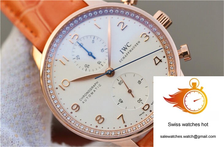 IWC Portuguese ZF Factory Orange Cowhide Strap 4 IWC Portuguese ZF Factory Orange Cowhide Strap 4