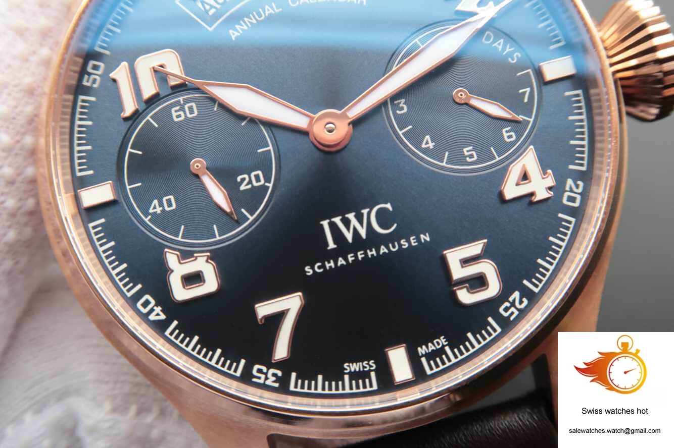 IWC Pilot IW502701 ZF Factory Blue Dial 4 IWC Pilot IW502701 ZF Factory Blue Dial 4