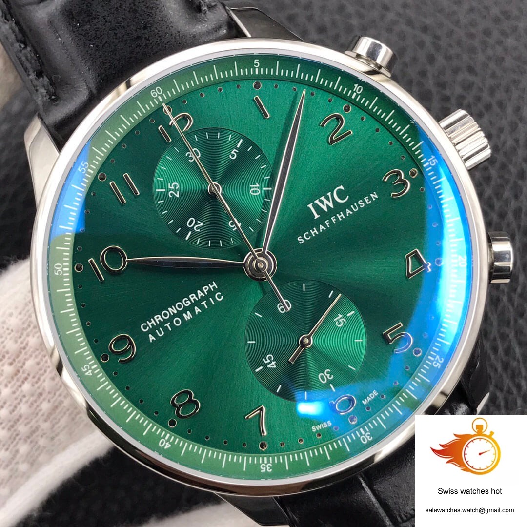 IWC Portugieser IW371615 ZF Factory Green Dial 4 IWC Portugieser IW371615 ZF Factory Green Dial 4