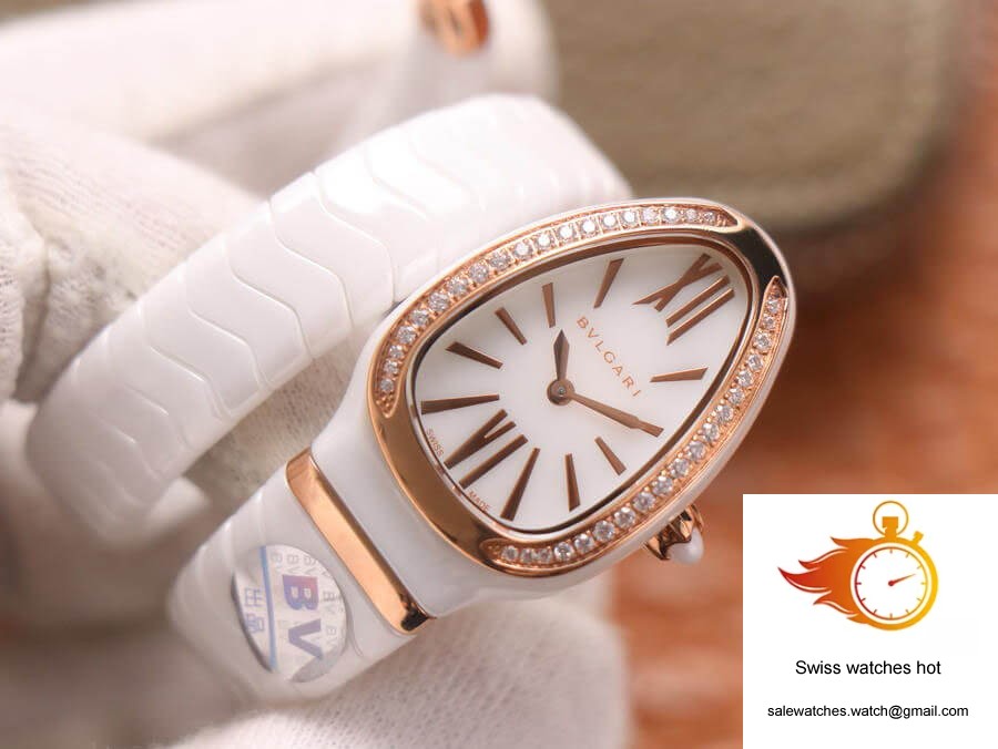 Bvlgari Serpenti 102613 BV Factory White Ceramic Dial 4 Bvlgari Serpenti 102613 BV Factory White Ceramic Dial 4