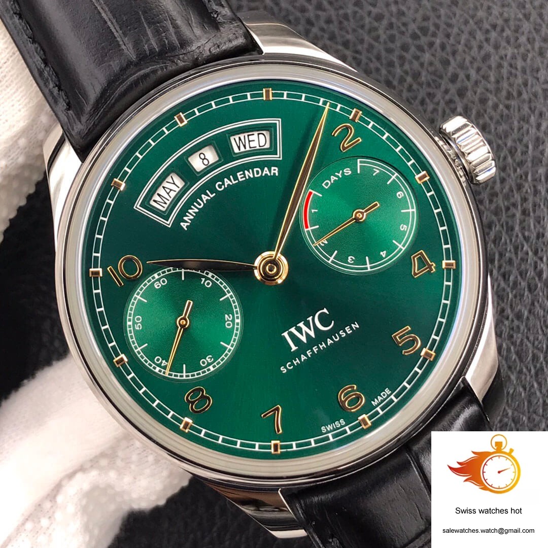 IWC Portugieser IW503510 ZF Factory Green Dial 4 IWC Portugieser IW503510 ZF Factory Green Dial 4