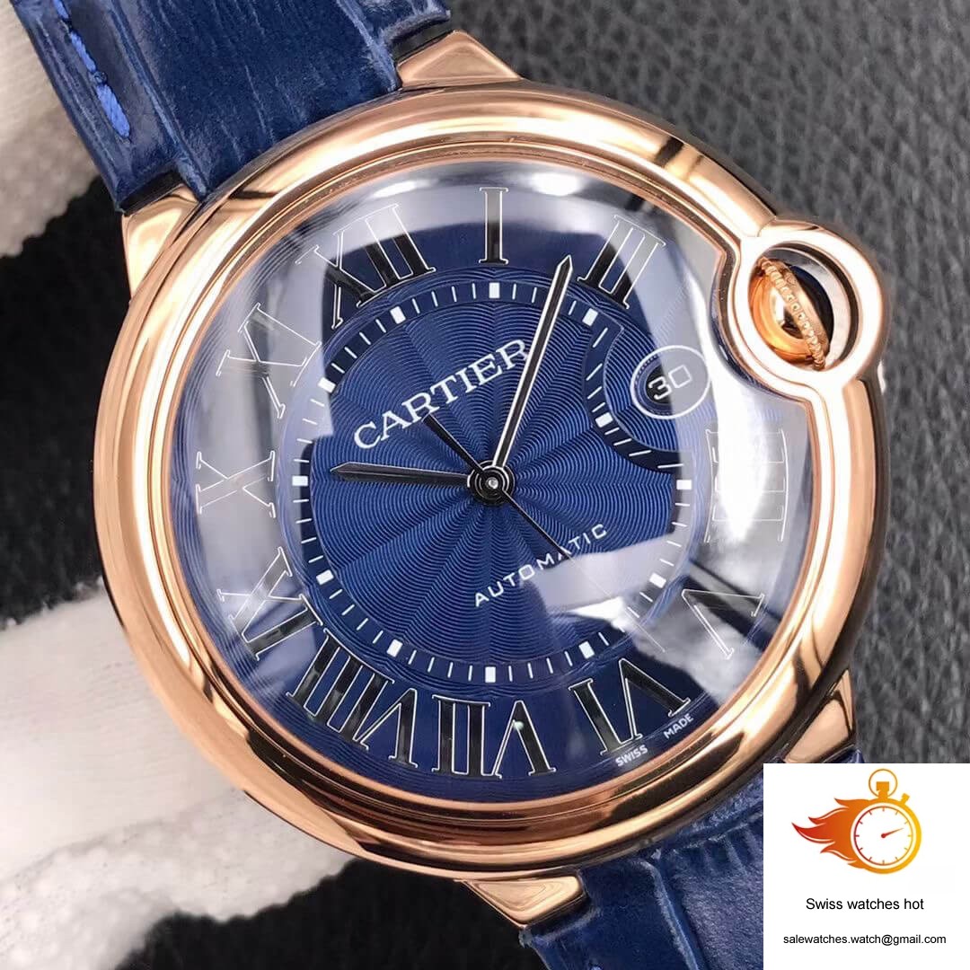 Ballon Bleu De Cartier 42MM WGBB0036 V6 Factory Blue Dial 4 Ballon Bleu De Cartier 42MM WGBB0036 V6 Factory Blue Dial 4