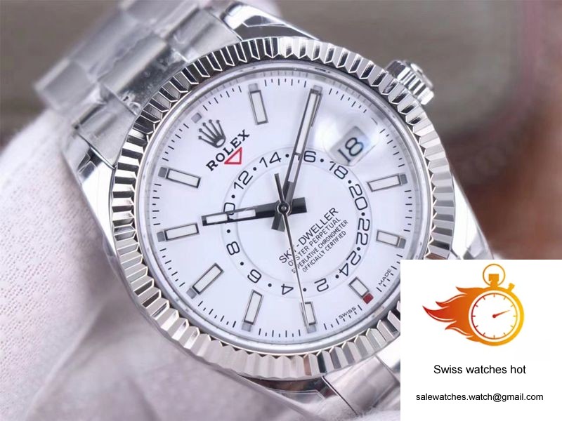Rolex Sky Dweller M326934-0001 Noob Factory White Dial 4 Rolex Sky Dweller M326934-0001 Noob Factory White Dial 4