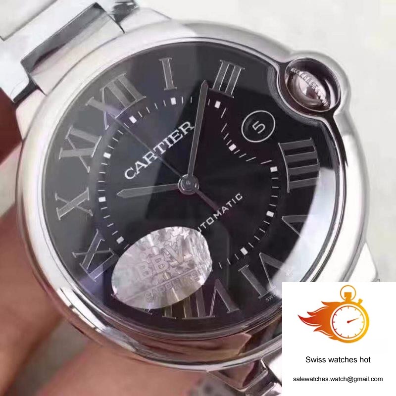 Cartier Ballon Bleu 42MM W6920042 V6 Factory Black Dial 4 Cartier Ballon Bleu 42MM W6920042 V6 Factory Black Dial 4