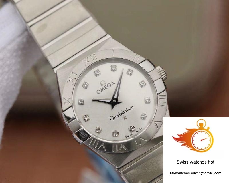 Omega Constellation Ladies 123.10.27.60.55.001 TW Factory Silver Dial 4 Omega Constellation Ladies 123.10.27.60.55.001 TW Factory Silver Dial 4