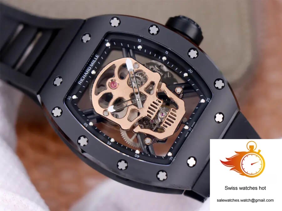Richard Mille RM52-01 Tourbillon JB Factory Rose Gold Skull Dial 4 Richard Mille RM52-01 Tourbillon JB Factory Rose Gold Skull Dial 4