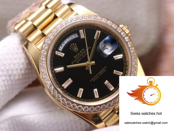 Rolex Day-Date M228348RBR-0001 EW Factory Yellow Gold Black Dial 4 Rolex Day-Date M228348RBR-0001 EW Factory Yellow Gold Black Dial 4