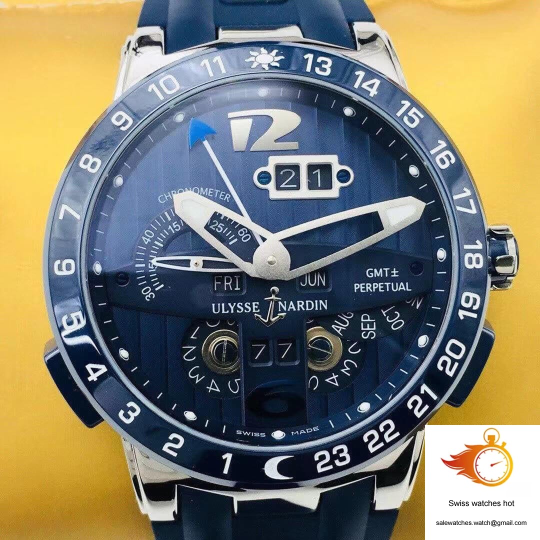 Ulysse Nardin El Toro 320-00/BQ TW Factory Ceramics Blue Dial 4 Ulysse Nardin El Toro 320-00/BQ TW Factory Ceramics Blue Dial 4